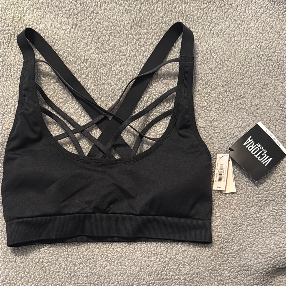 Victoria's Secret Black Strappy Bralette